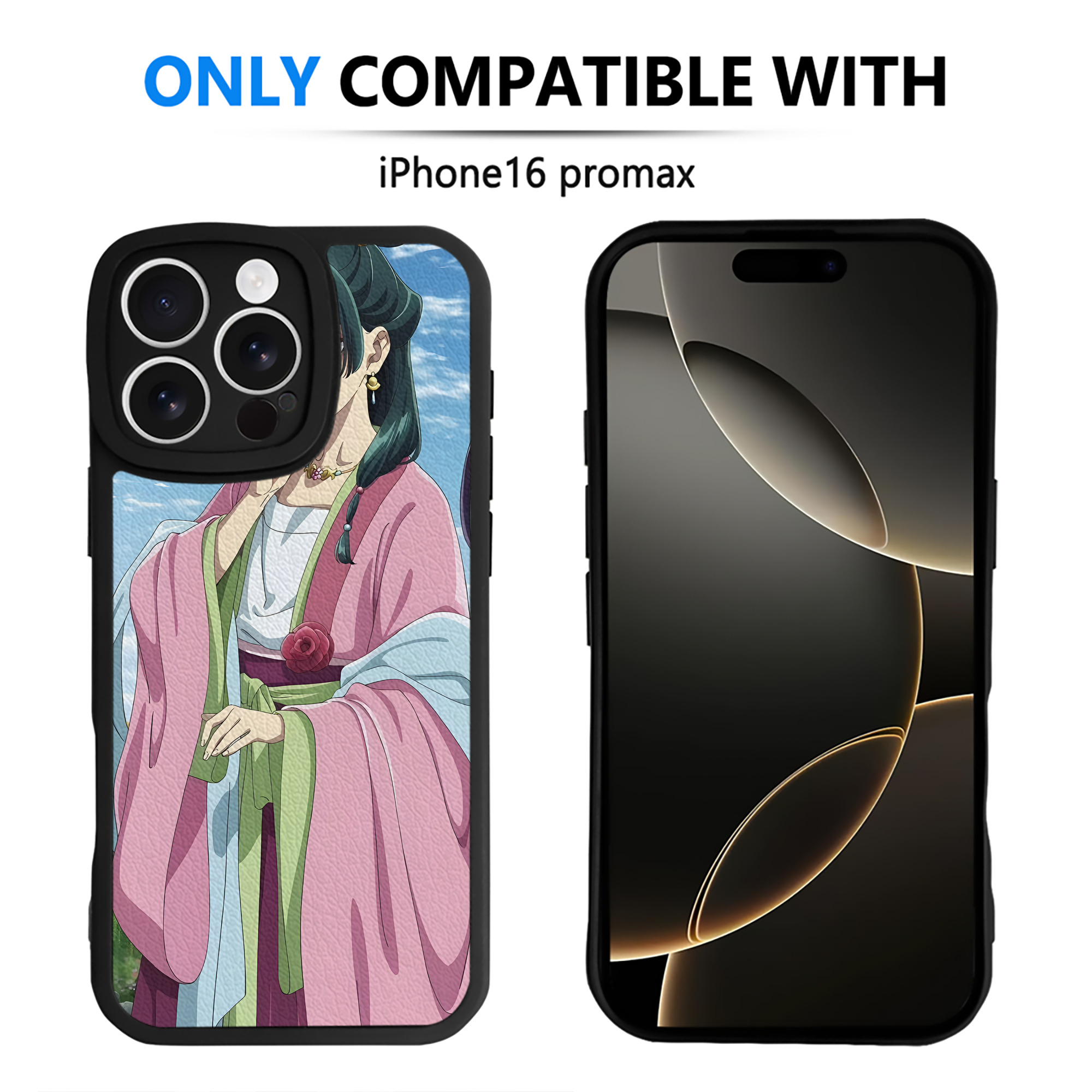 薬屋のひとりごと The Apothecary Diaries 【iPhone 16シリーズ対応】シリコンスマホケース（レザー調） 材質：シリコン